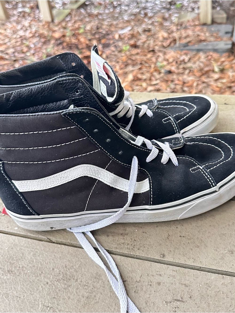 Men’s VANS Old Skool High Top Shoes Size 12 - Picture 5 of 7
